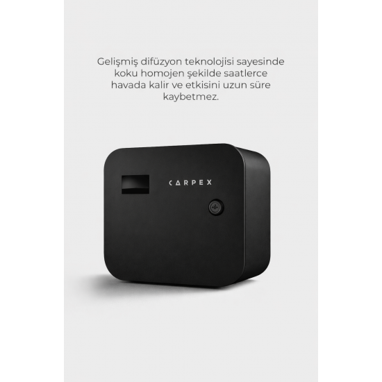 Carpex A1 Pro 900 Geniş Alan Koku Makinesi Siyah - Kartuş Tanımalı