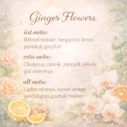 Carpex Ginger Flowers Koku Kartuşu 200 ml Aroma Oil | Koku Makinesi Kartuşu