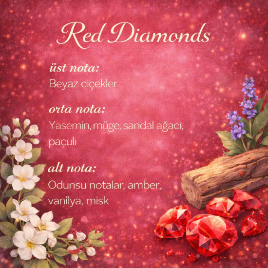 Carpex Red Diamons Koku Kartuşu 50 ml | Koku Makinesi Kartuşu