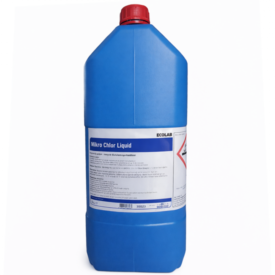 Ecolab Mikro Chlor Liquid – Sebze ve Meyveler İçin Hijyenik Temizleyici 5 kg