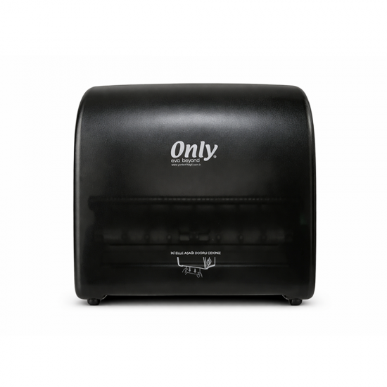 Only Evo Beyond Hareketli Kağıt Havlu Dispenseri Siyah | 20 cm Kağıt Havlu Dispenseri