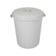 Ceymop Professional Kapaklı Çöp Kovası Battal Boy 50 Litre Gri