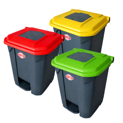 Pedallı Çöp Kovası 50 litre