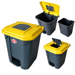 Pedallı Çöp Kovası 50 litre