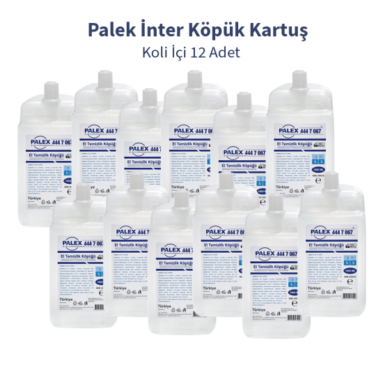Palex İnter Köpük Kartuş El Temizleme Köpüğü 12 Adet 1000 ml