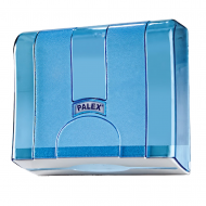 Palex Z-Katlı Havlu Dispenseri Şeffaf Mavi 3570-1