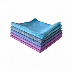 Microfiber Baklava Desen Cam Bezi 5 Adet