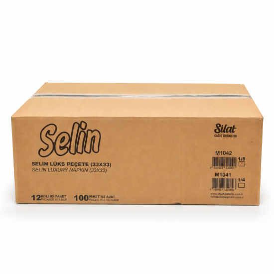 Selin Lüx Garson Katlama Peçete 33X33 12 Li